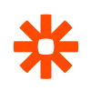 Zapier logo showing an orange starburst shape composed of eight arrows pointing outward.